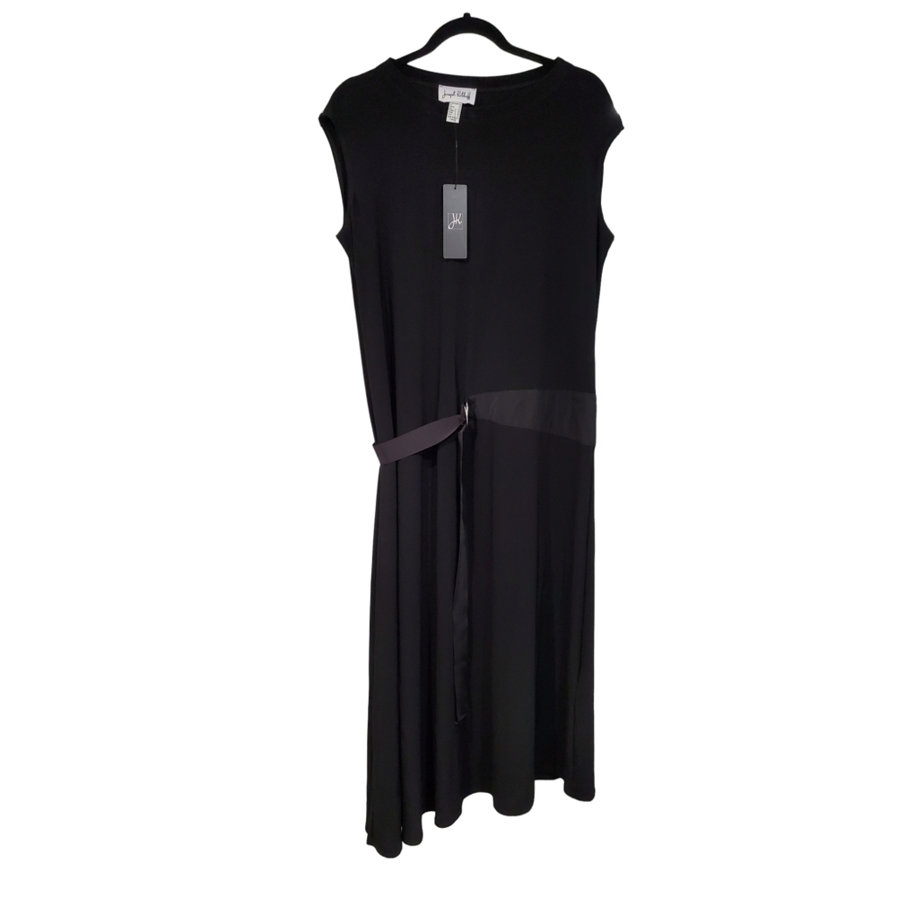 Joseph Ribkoff Cap Sleeve Belted Dress